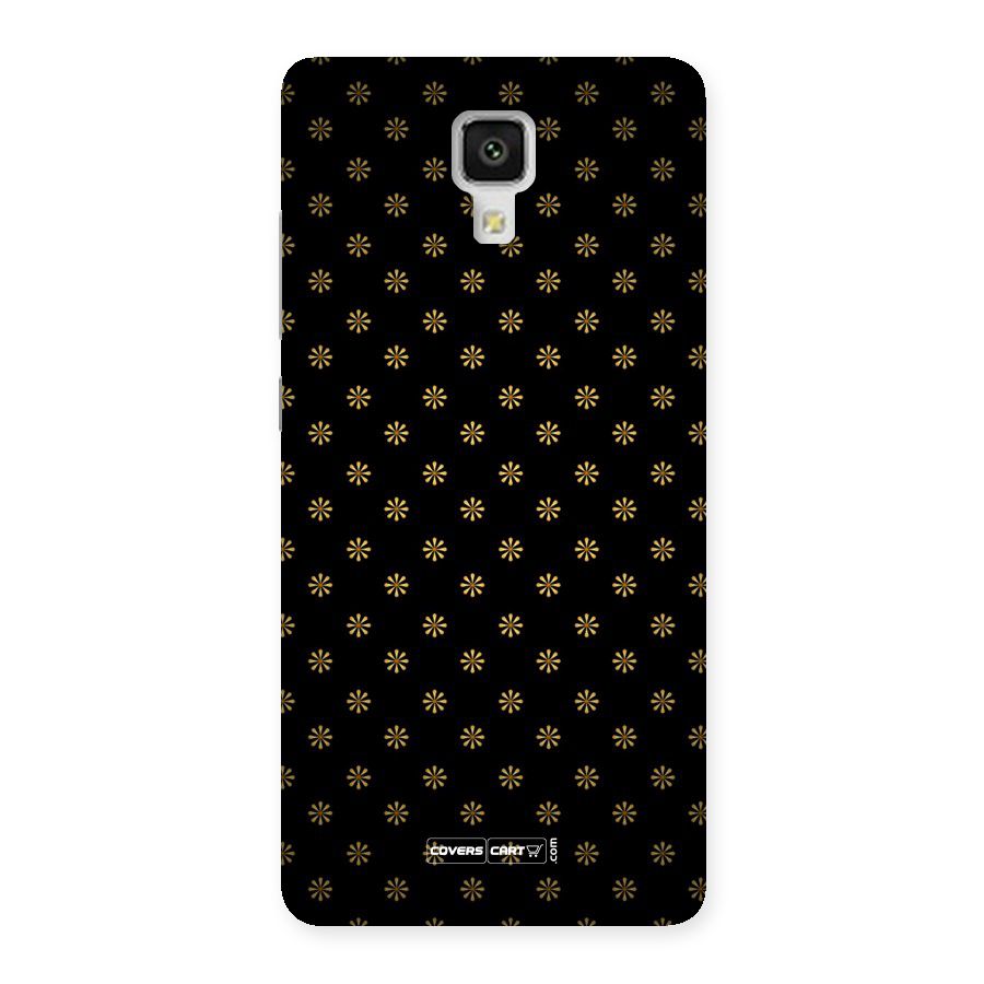 Golden Flowers Back Case for Xiaomi Mi 4