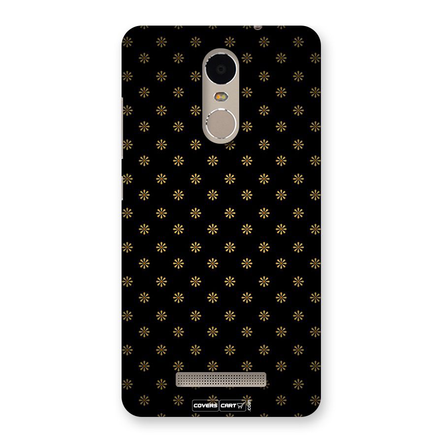 Golden Flowers Back Case for Xiaomi Redmi Note 3
