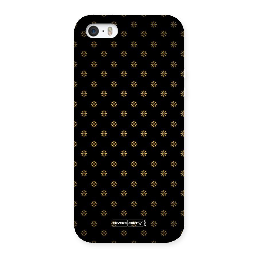 Golden Flowers Back Case for iPhone 5 5S