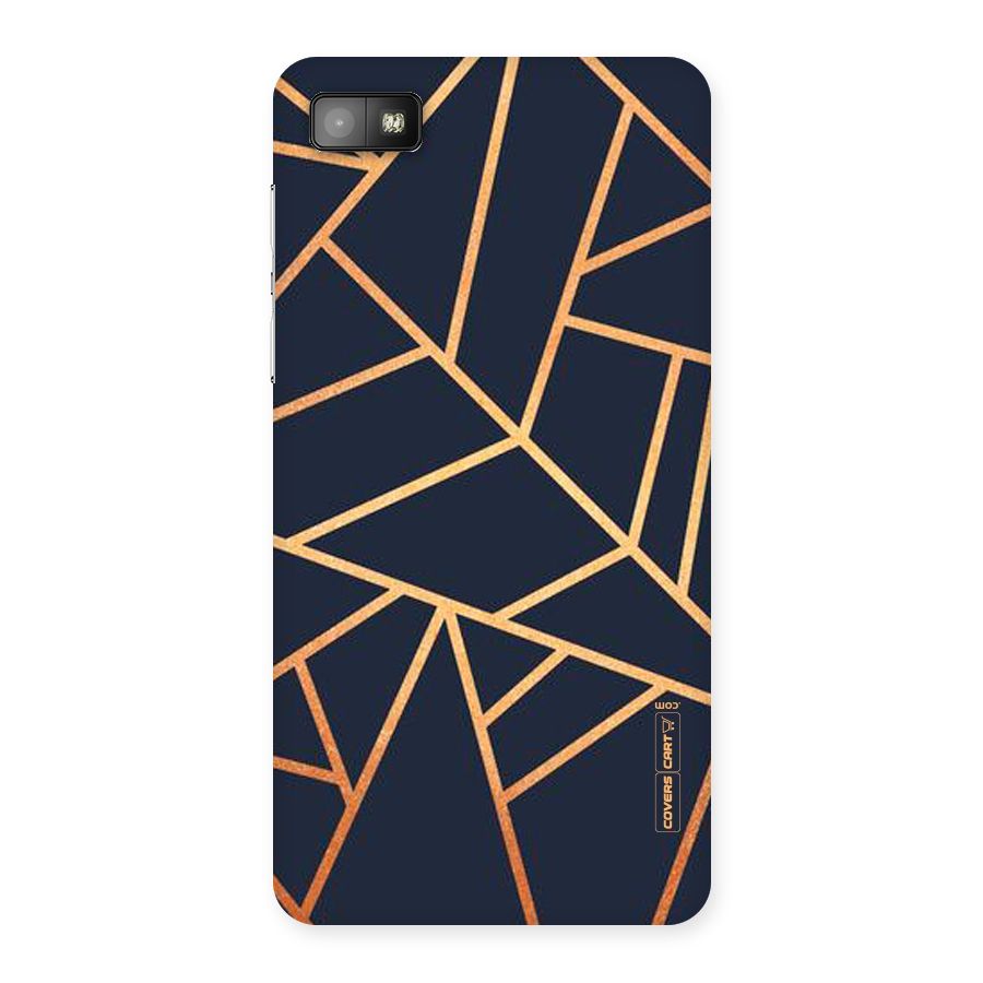 Golden Pattern Back Case for Blackberry Z10