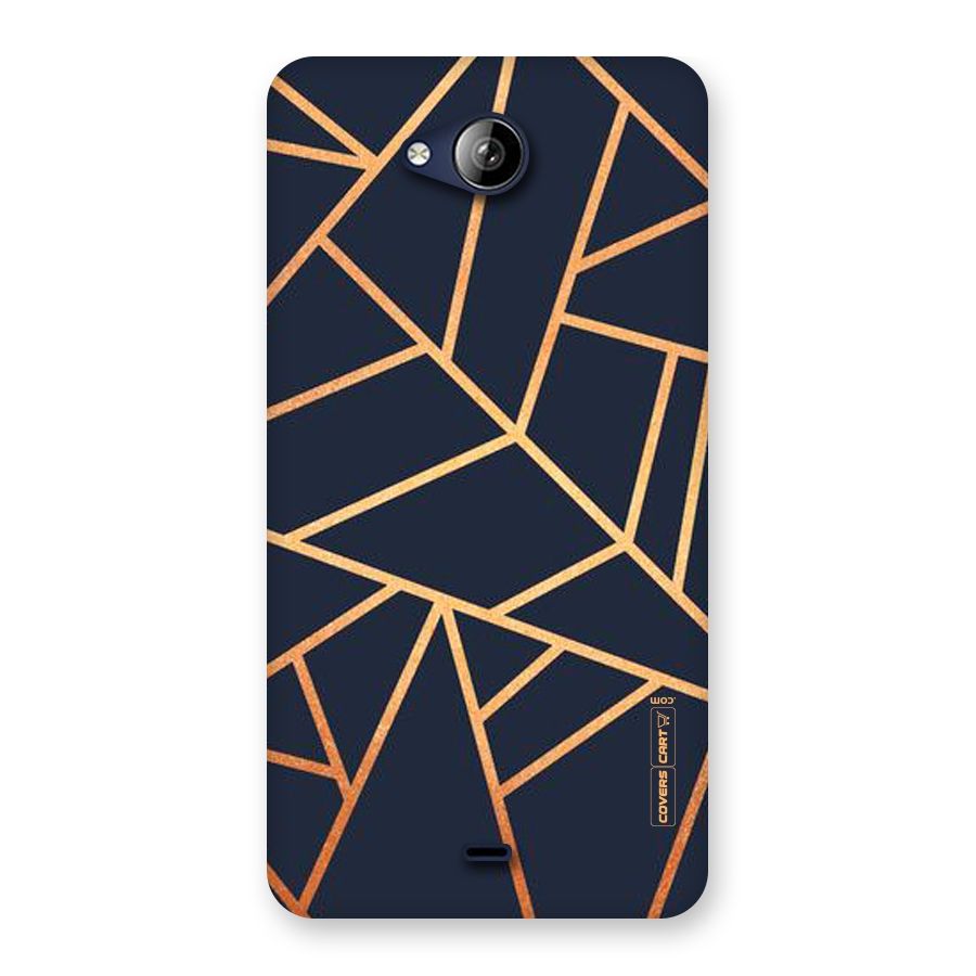 Golden Pattern Back Case for Canvas Play Q355