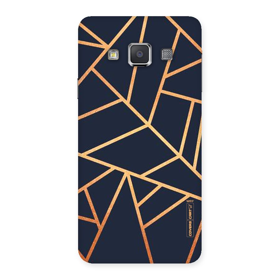 Golden Pattern Back Case for Galaxy A3