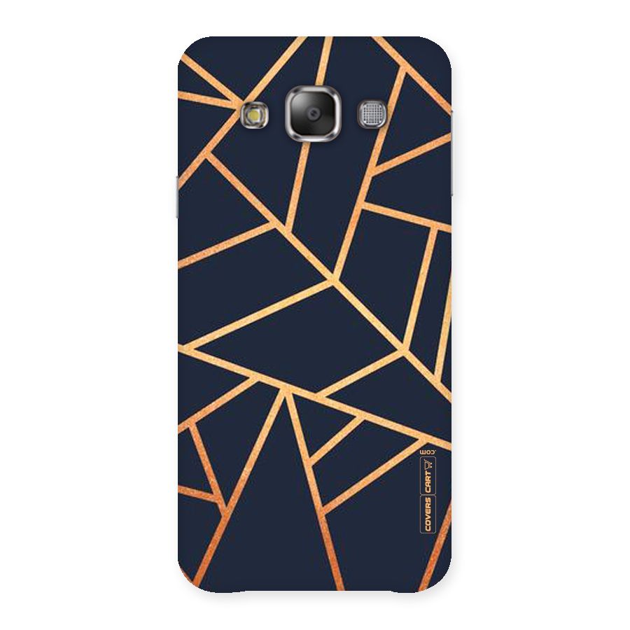Golden Pattern Back Case for Galaxy E7