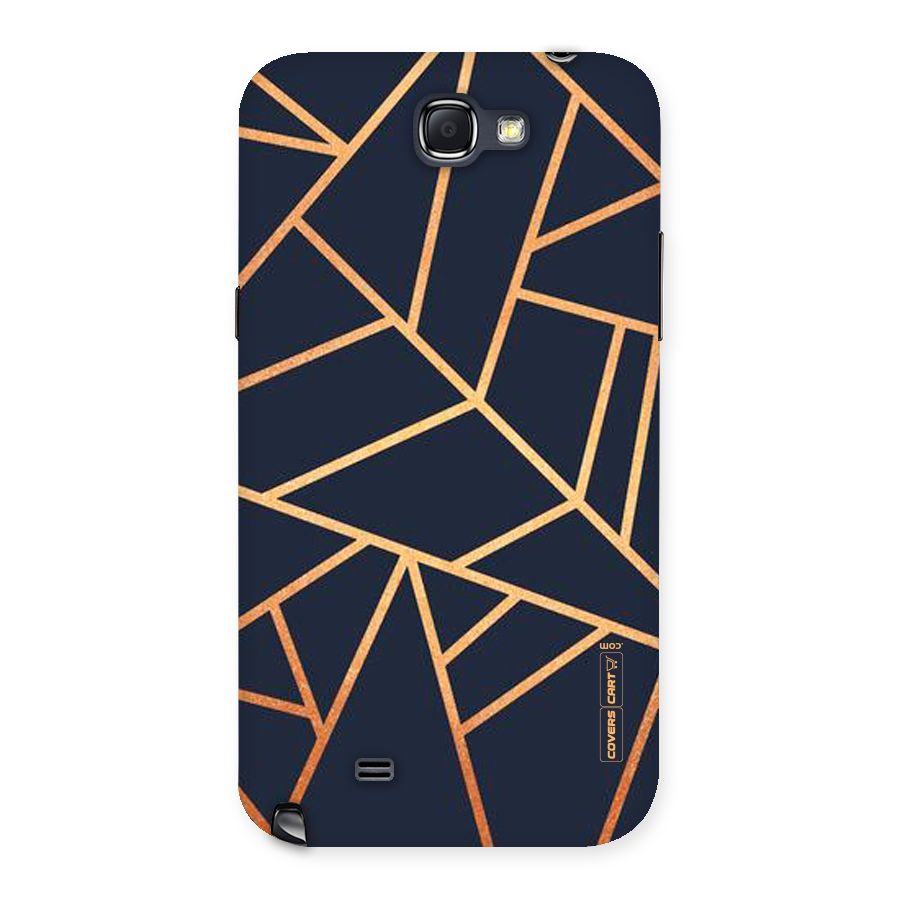 Golden Pattern Back Case for Galaxy Note 2