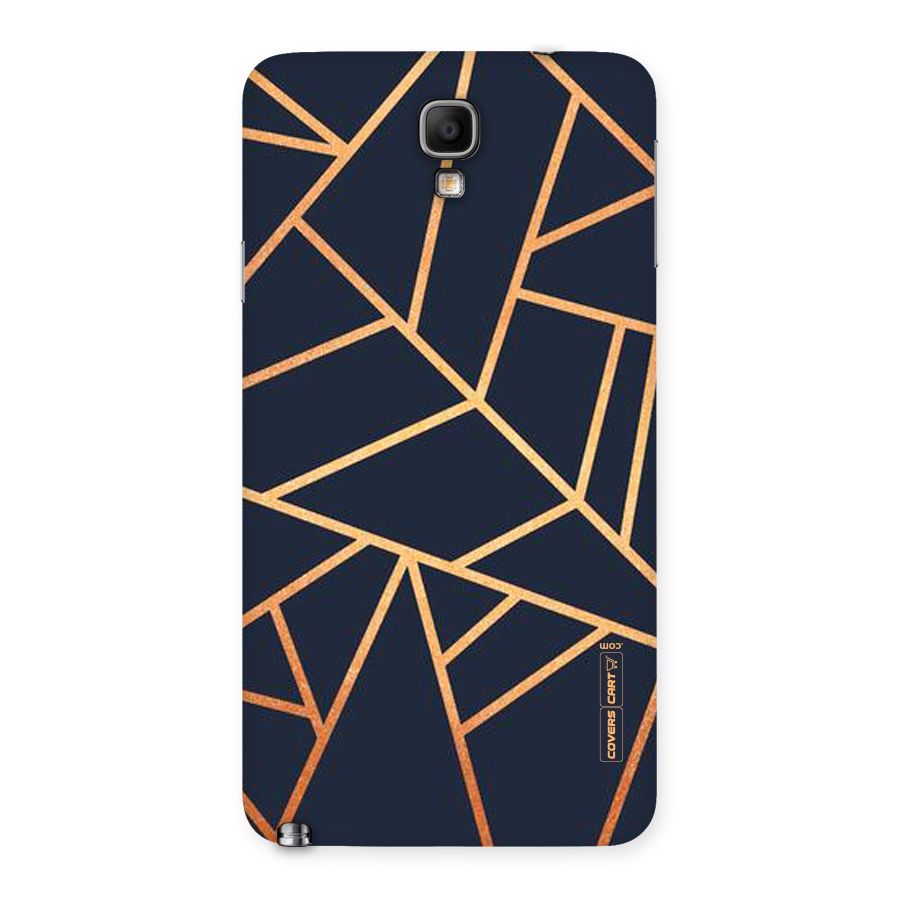 Golden Pattern Back Case for Galaxy Note 3 Neo