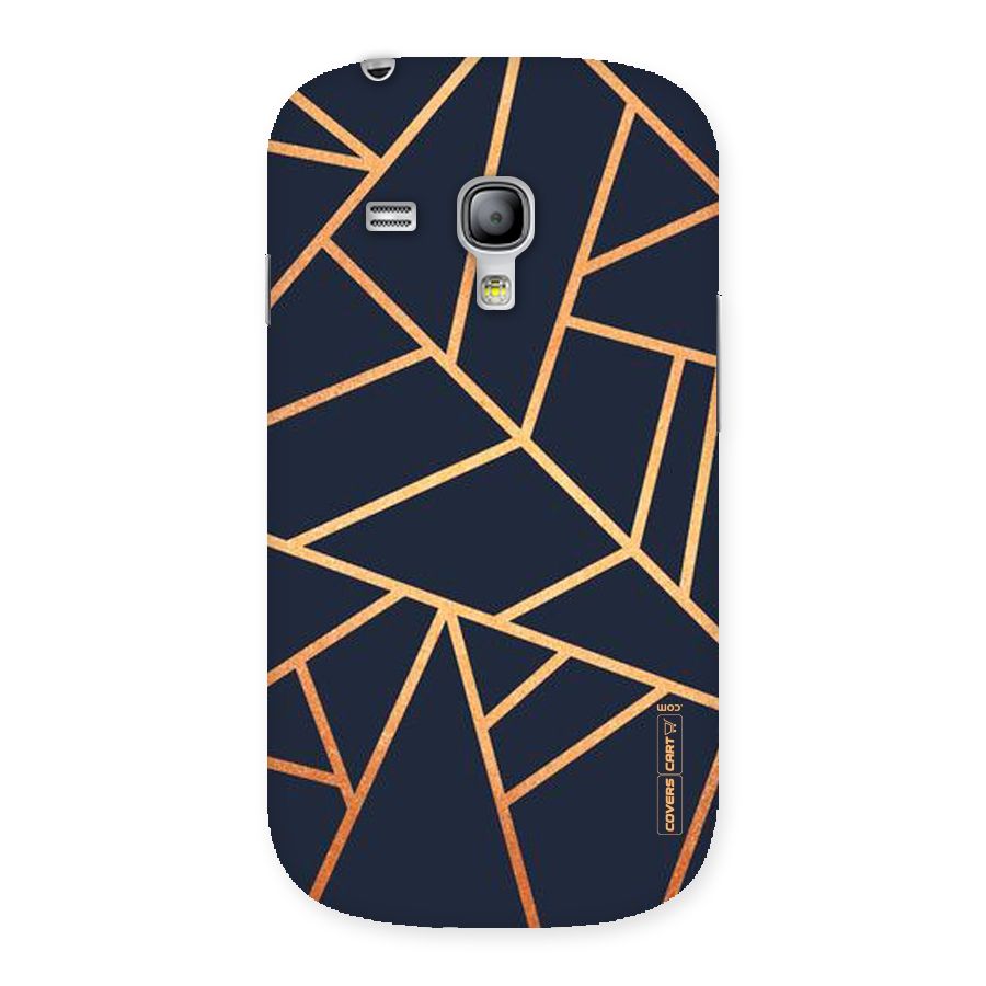Golden Pattern Back Case for Galaxy S3 Mini