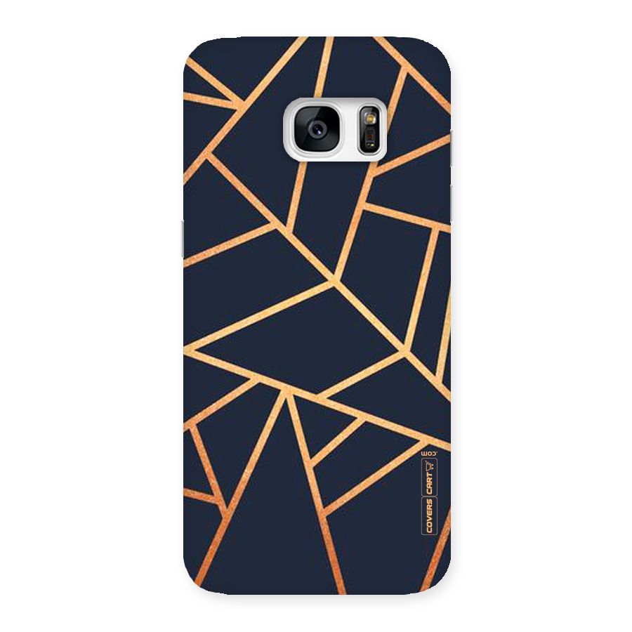 Golden Pattern Back Case for Galaxy S7 Edge