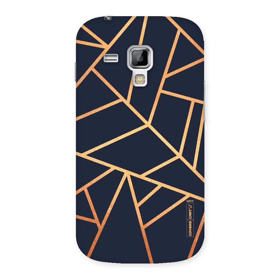 Golden Pattern Back Case for Galaxy S Duos