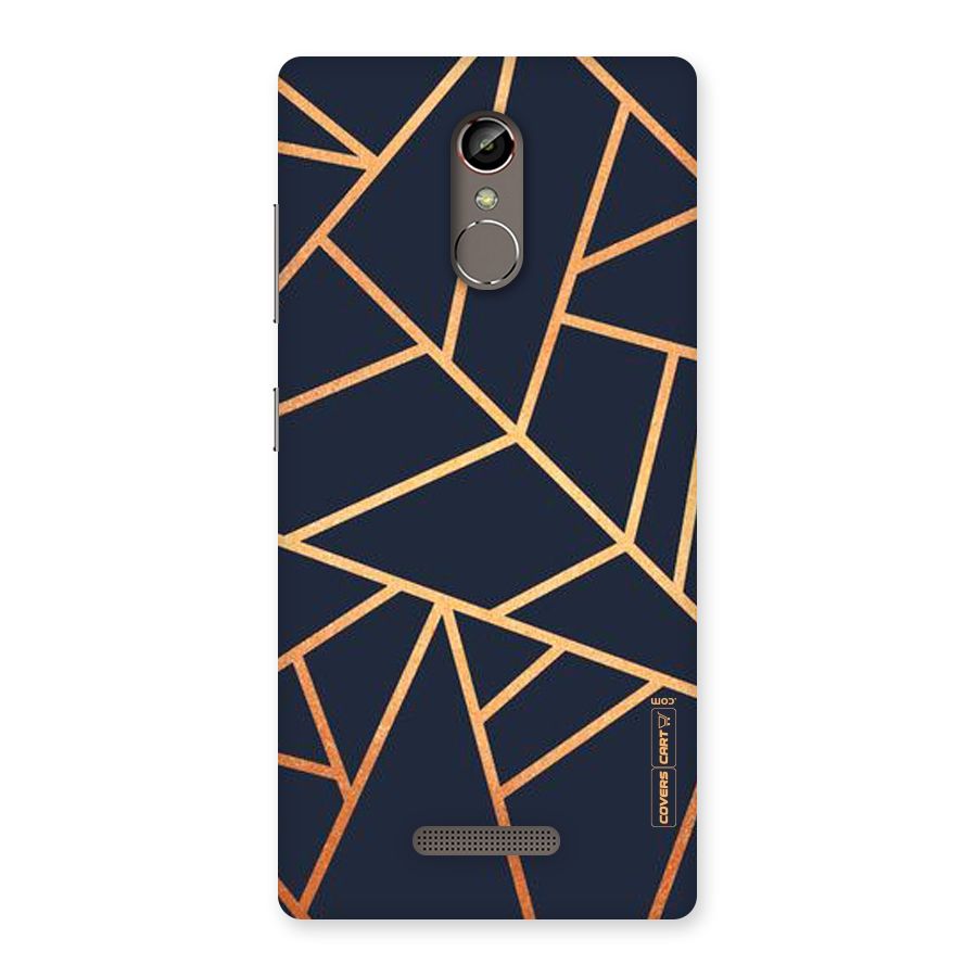 Golden Pattern Back Case for Gionee S6s