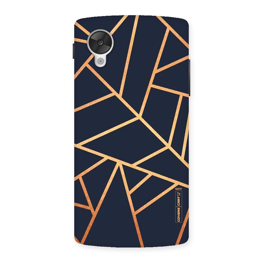 Golden Pattern Back Case for Google Nexsus 5