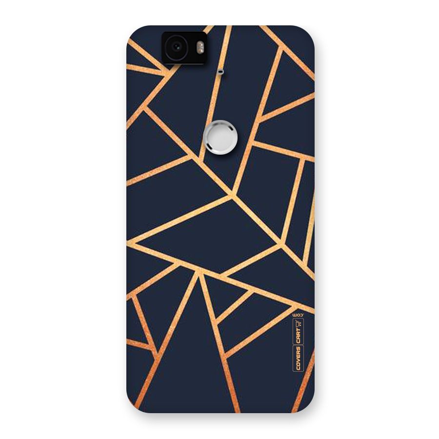 Golden Pattern Back Case for Google Nexus-6P
