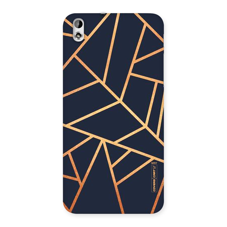 Golden Pattern Back Case for HTC Desire 816g