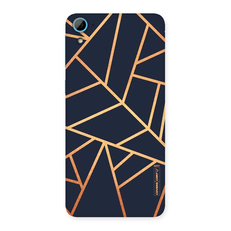 Golden Pattern Back Case for HTC Desire 826