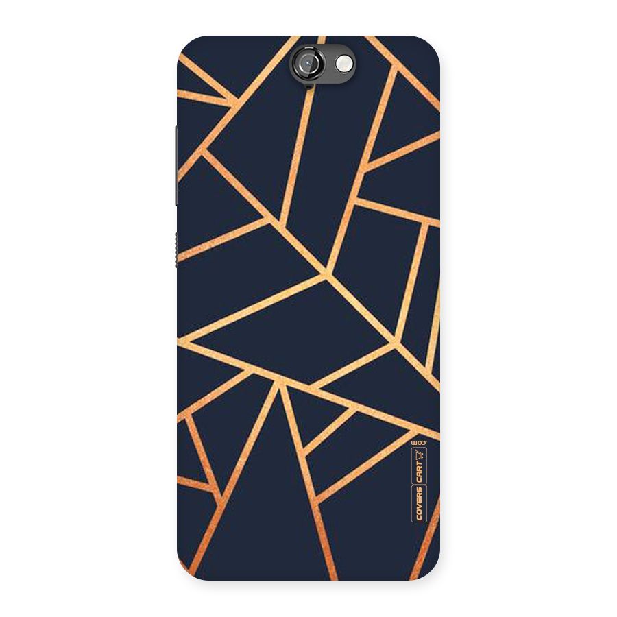 Golden Pattern Back Case for HTC One A9