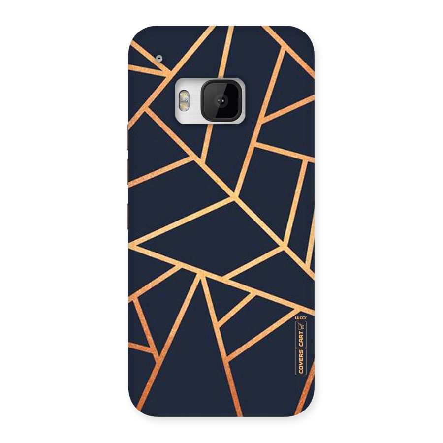 Golden Pattern Back Case for HTC One M9