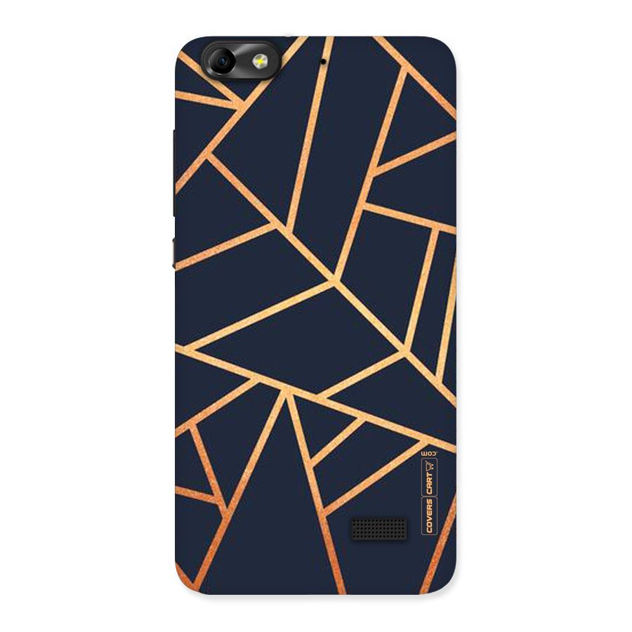 Golden Pattern Back Case for Honor 4C