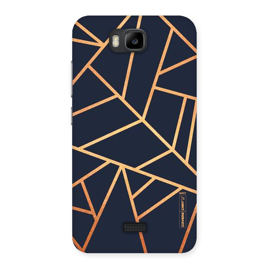 Golden Pattern Back Case for Honor Bee