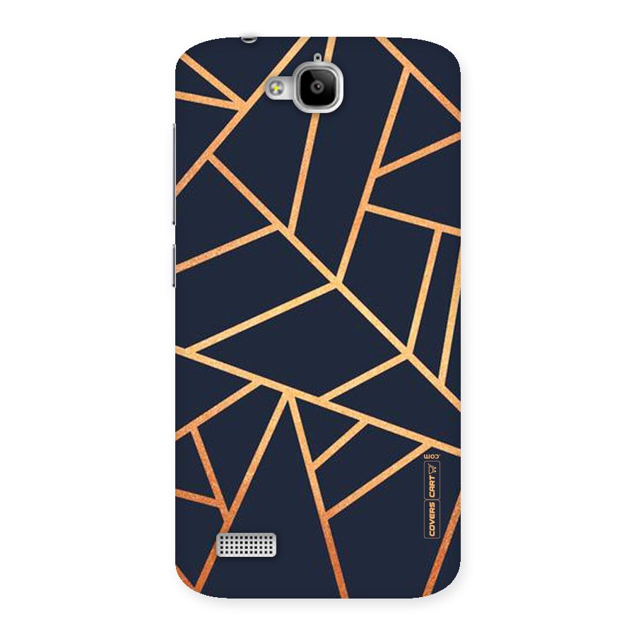 Golden Pattern Back Case for Honor Holly