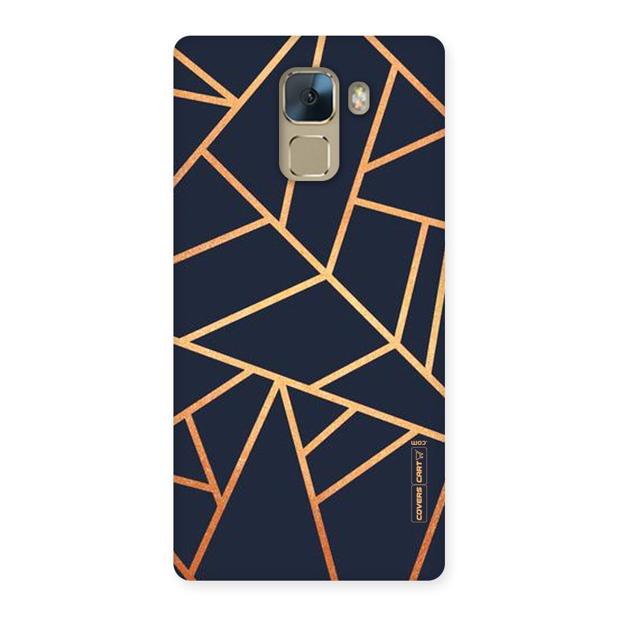 Golden Pattern Back Case for Huawei Honor 7