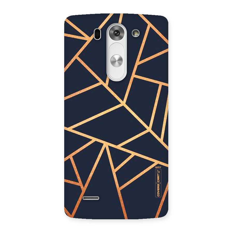 Golden Pattern Back Case for LG G3 Beat