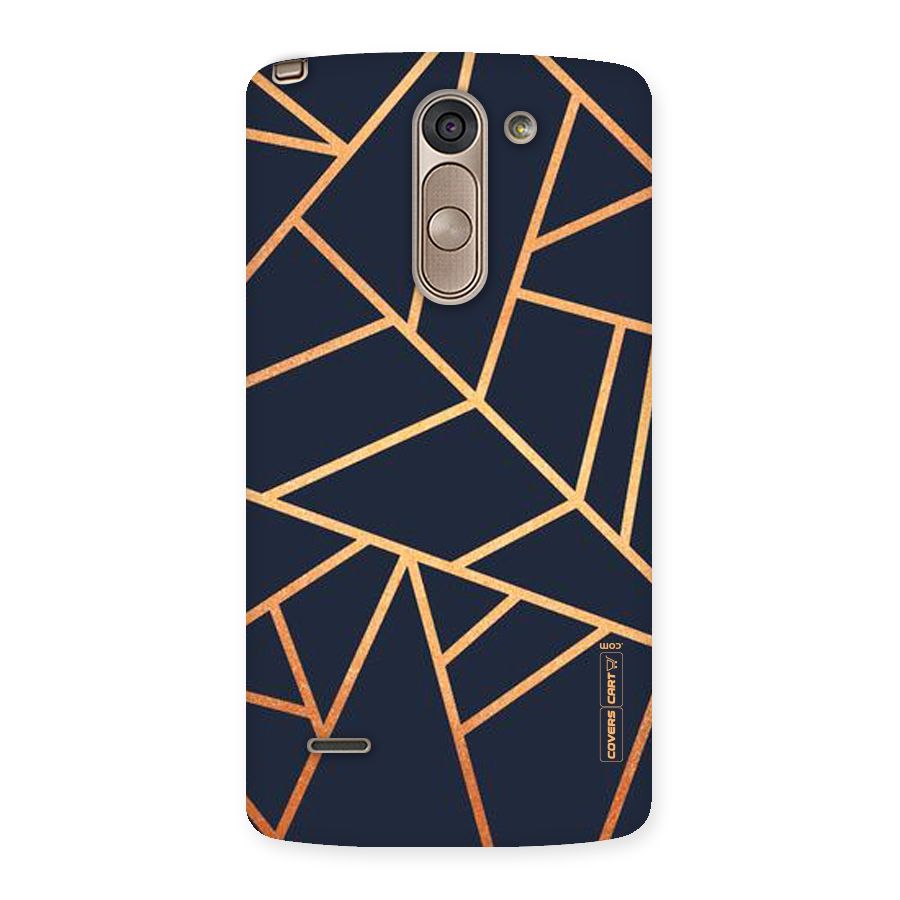 Golden Pattern Back Case for LG G3 Stylus