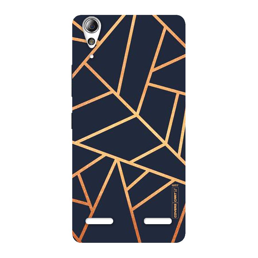Golden Pattern Back Case for Lenovo A6000