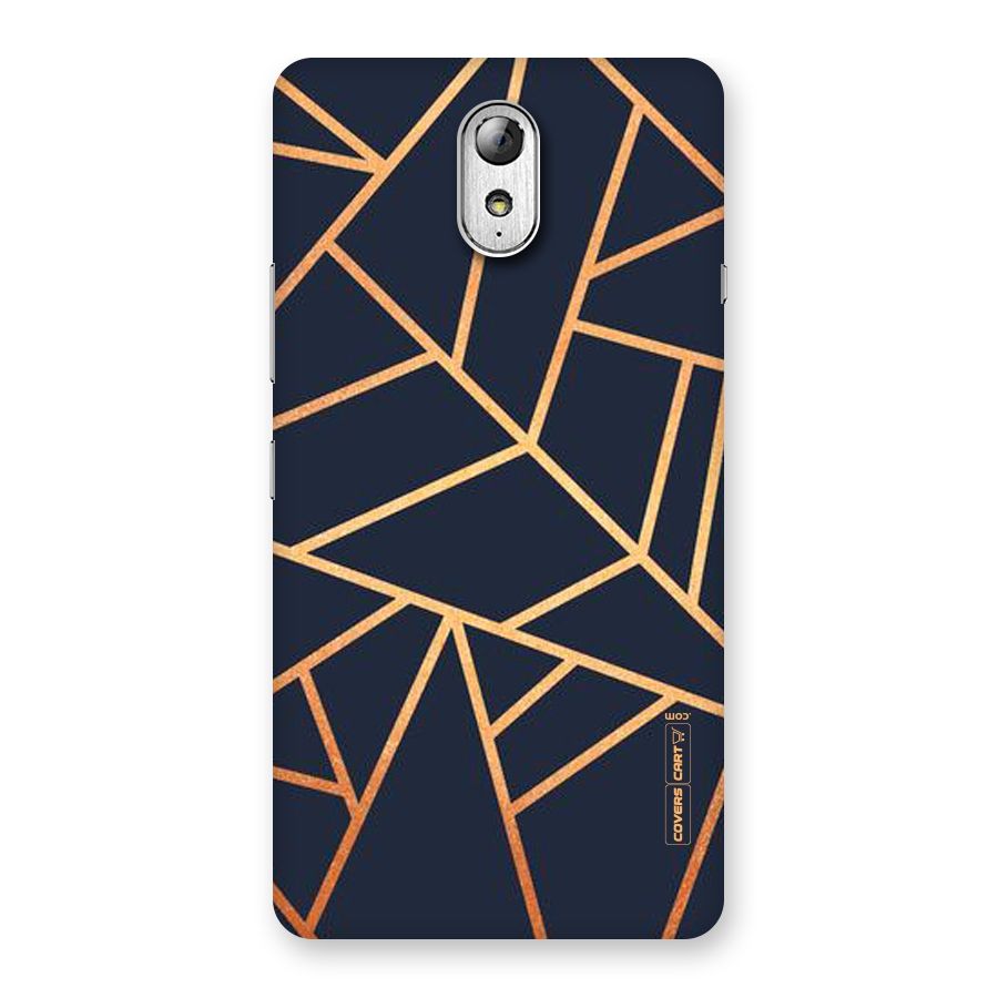 Golden Pattern Back Case for Lenovo Vibe P1M