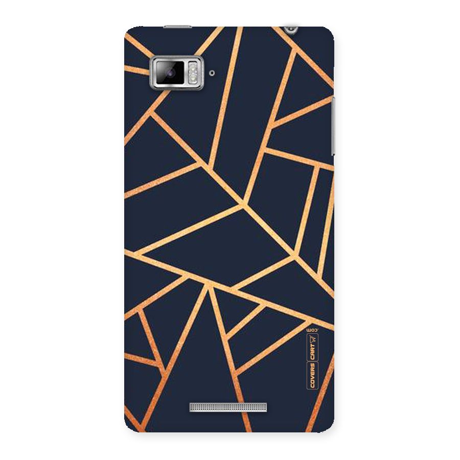 Golden Pattern Back Case for Lenovo Vibe Z K910