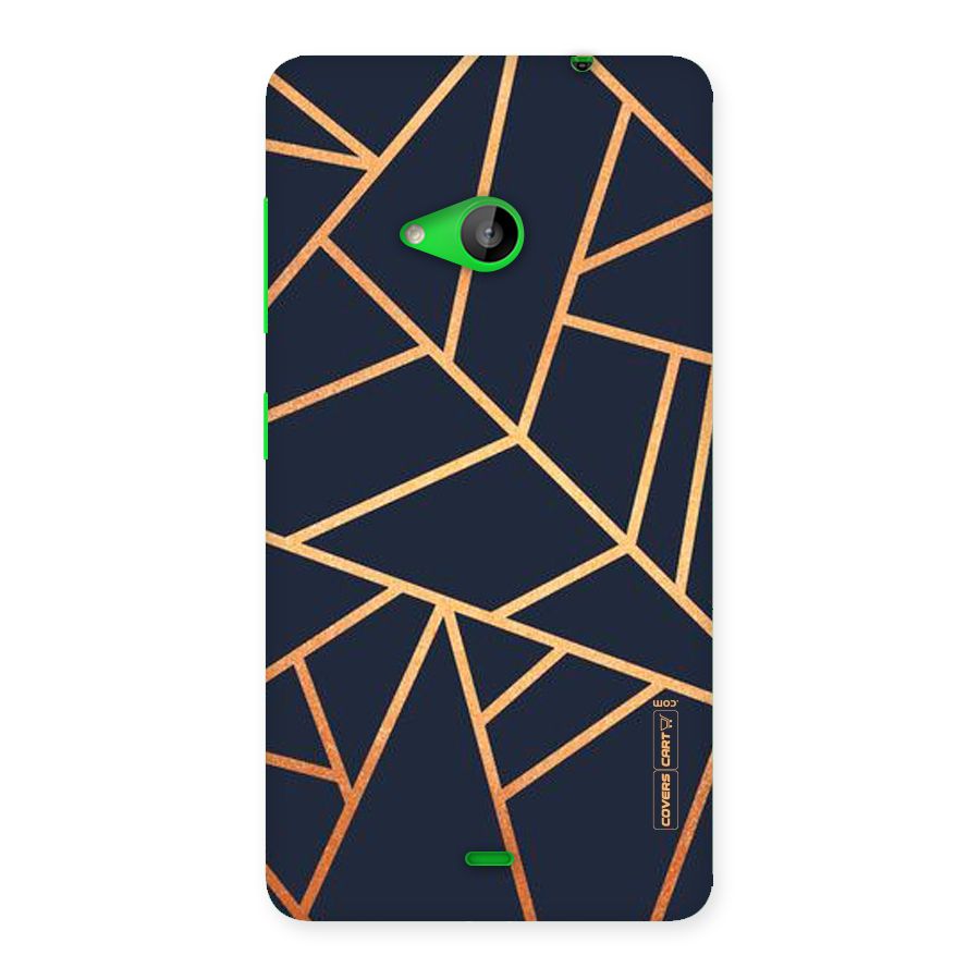 Golden Pattern Back Case for Lumia 535