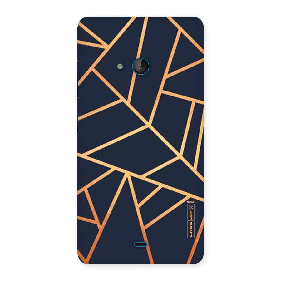 Golden Pattern Back Case for Lumia 540