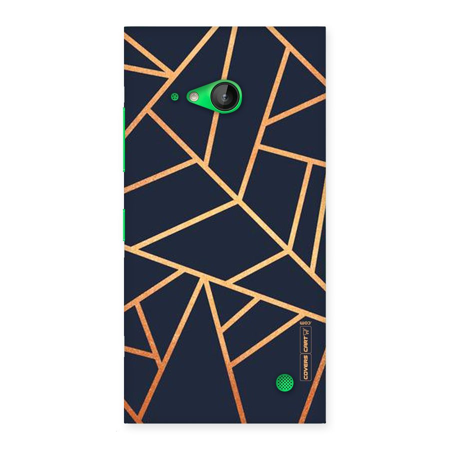 Golden Pattern Back Case for Lumia 730