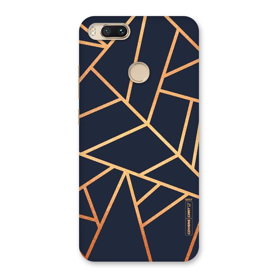 Golden Pattern Back Case for Mi A1