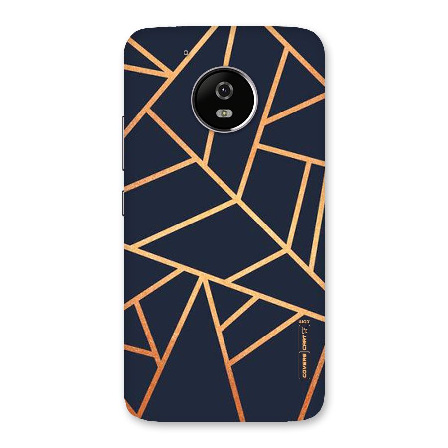 Golden Pattern Back Case for Moto G5