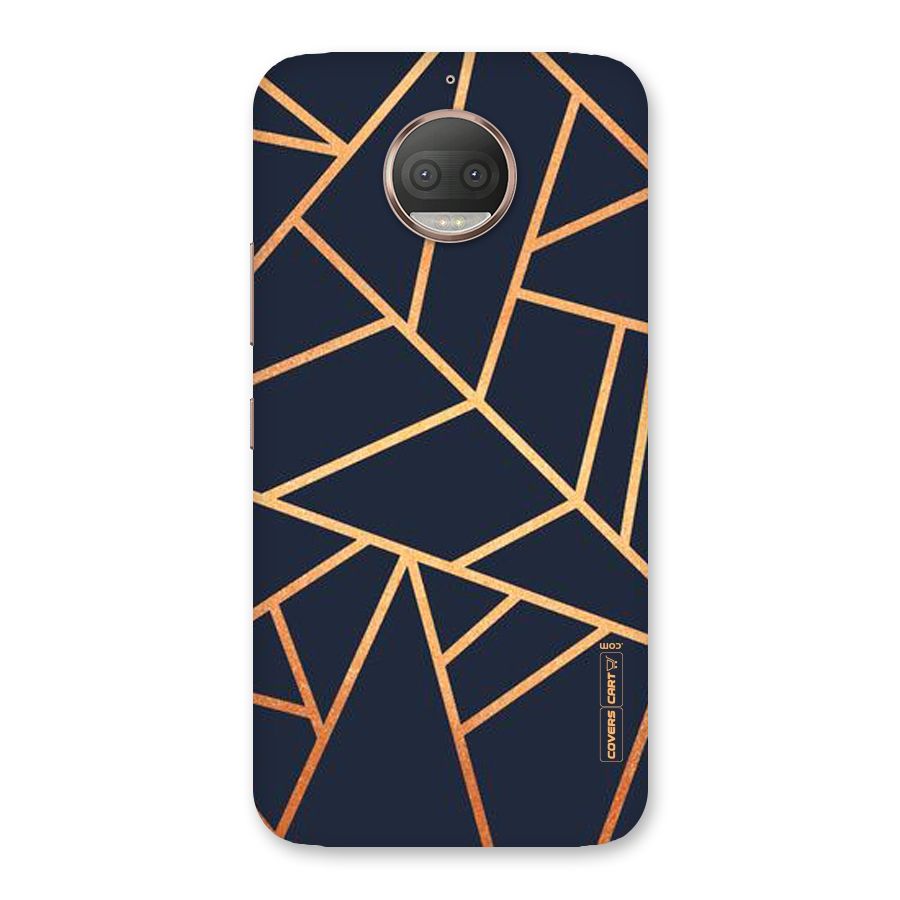 Golden Pattern Back Case for Moto G5s Plus
