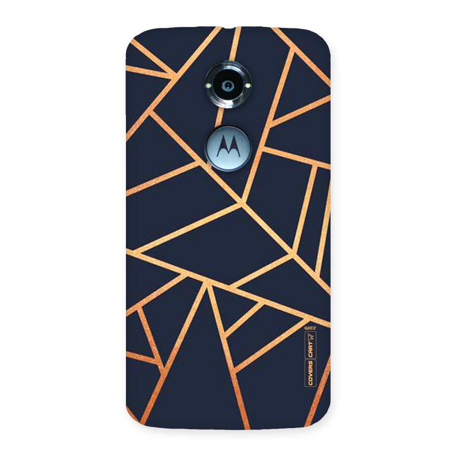 Golden Pattern Back Case for Moto X 2nd Gen