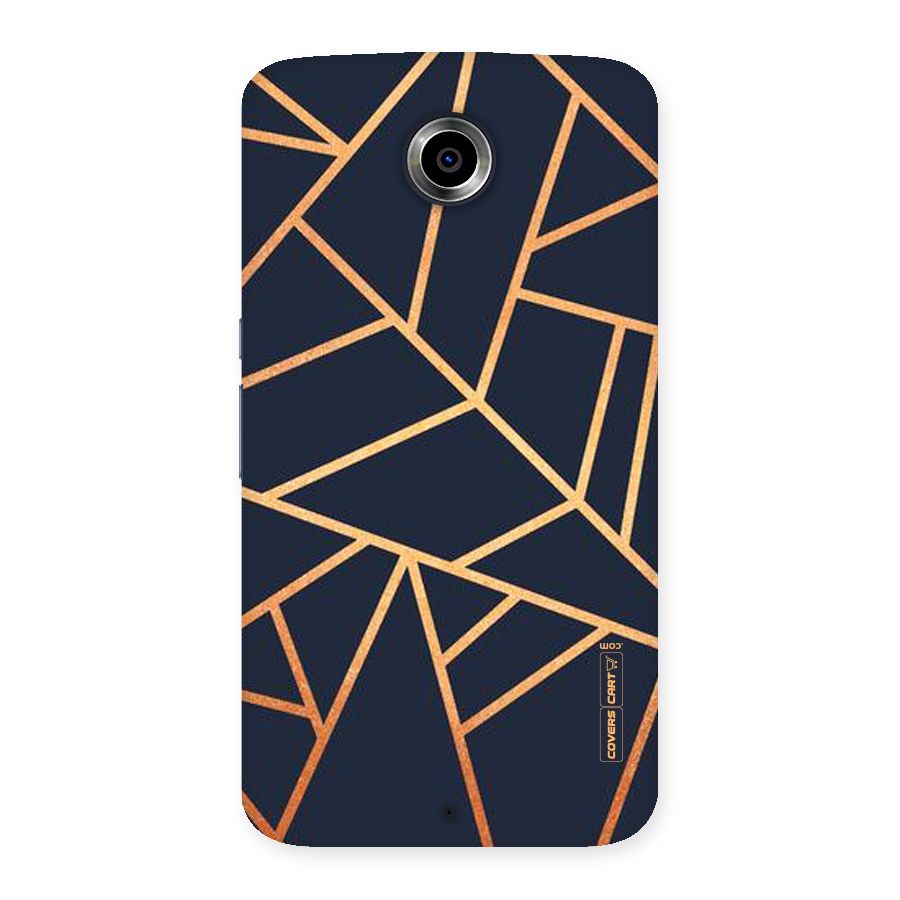 Golden Pattern Back Case for Nexsus 6