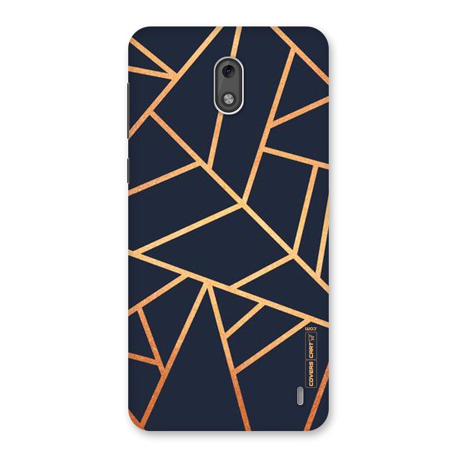 Golden Pattern Back Case for Nokia 2