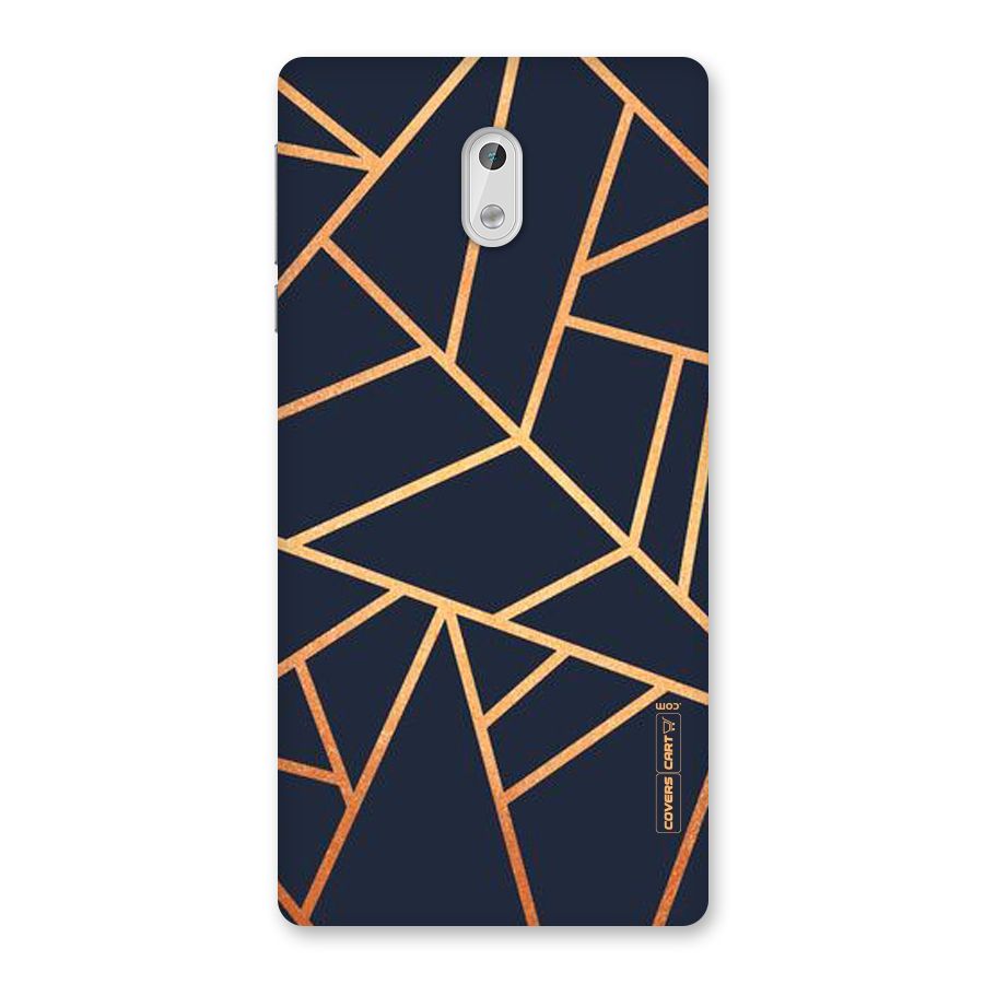 Golden Pattern Back Case for Nokia 3