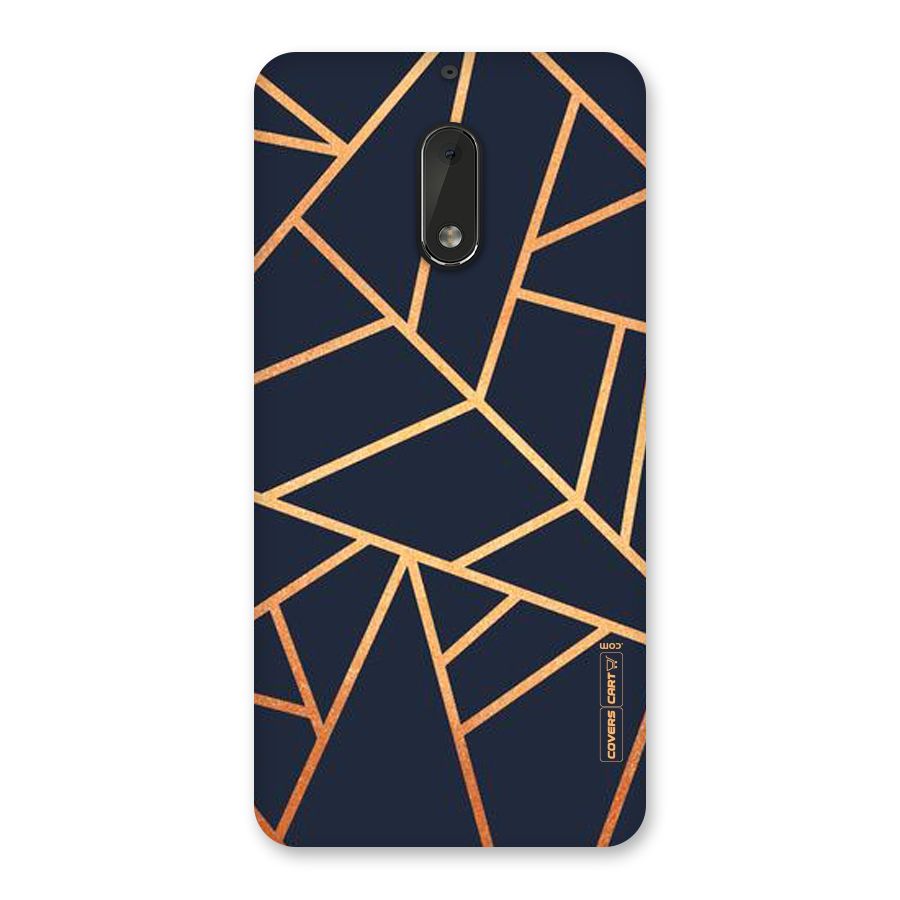 Golden Pattern Back Case for Nokia 6
