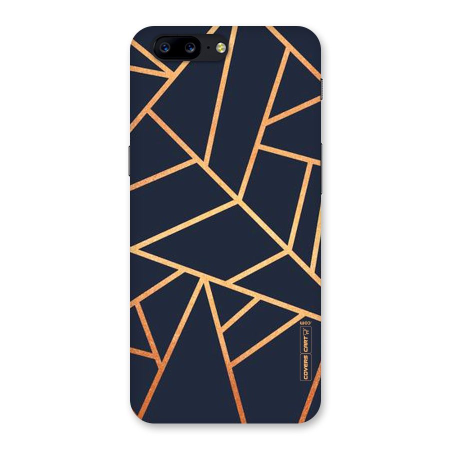 Golden Pattern Back Case for OnePlus 5