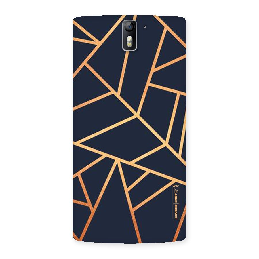 Golden Pattern Back Case for One Plus One