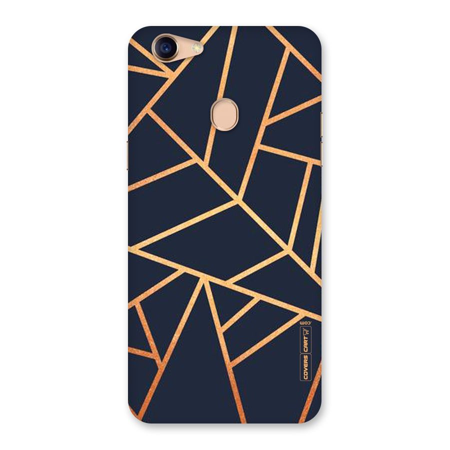 Golden Pattern Back Case for Oppo F5