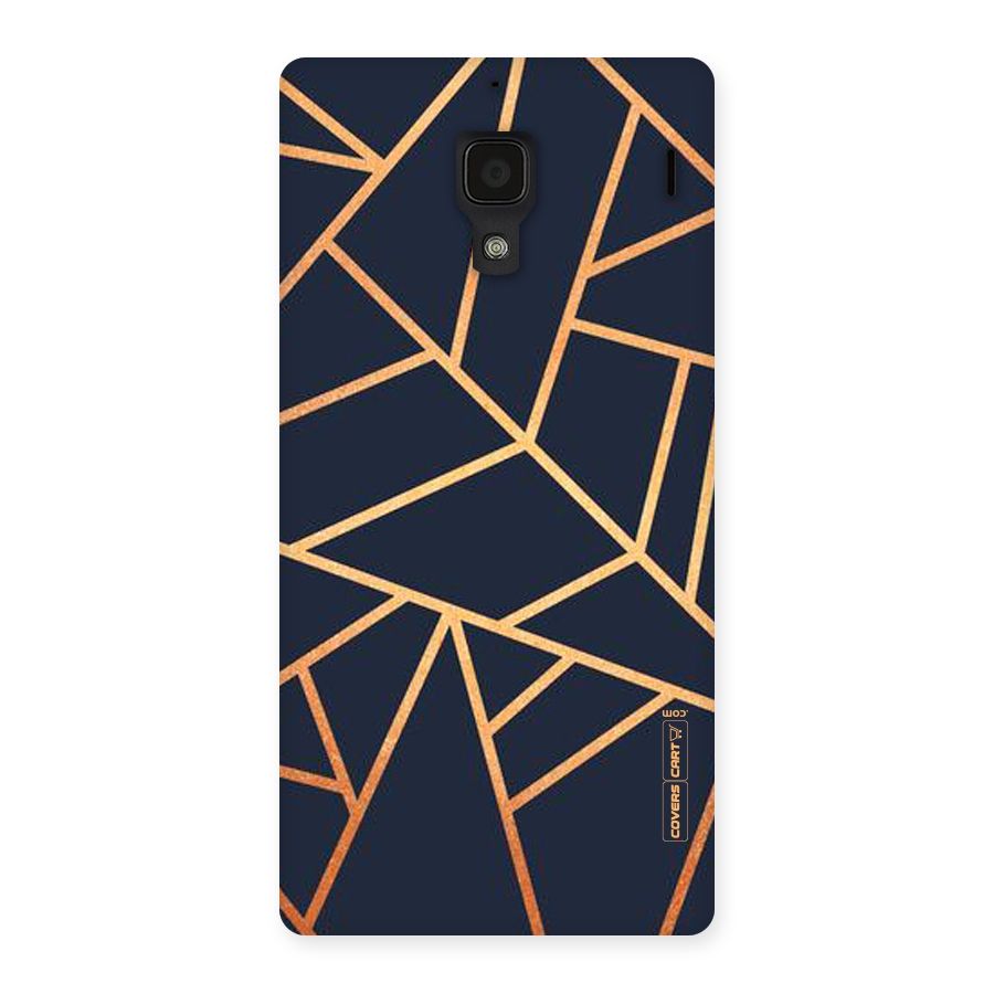 Golden Pattern Back Case for Redmi 1S