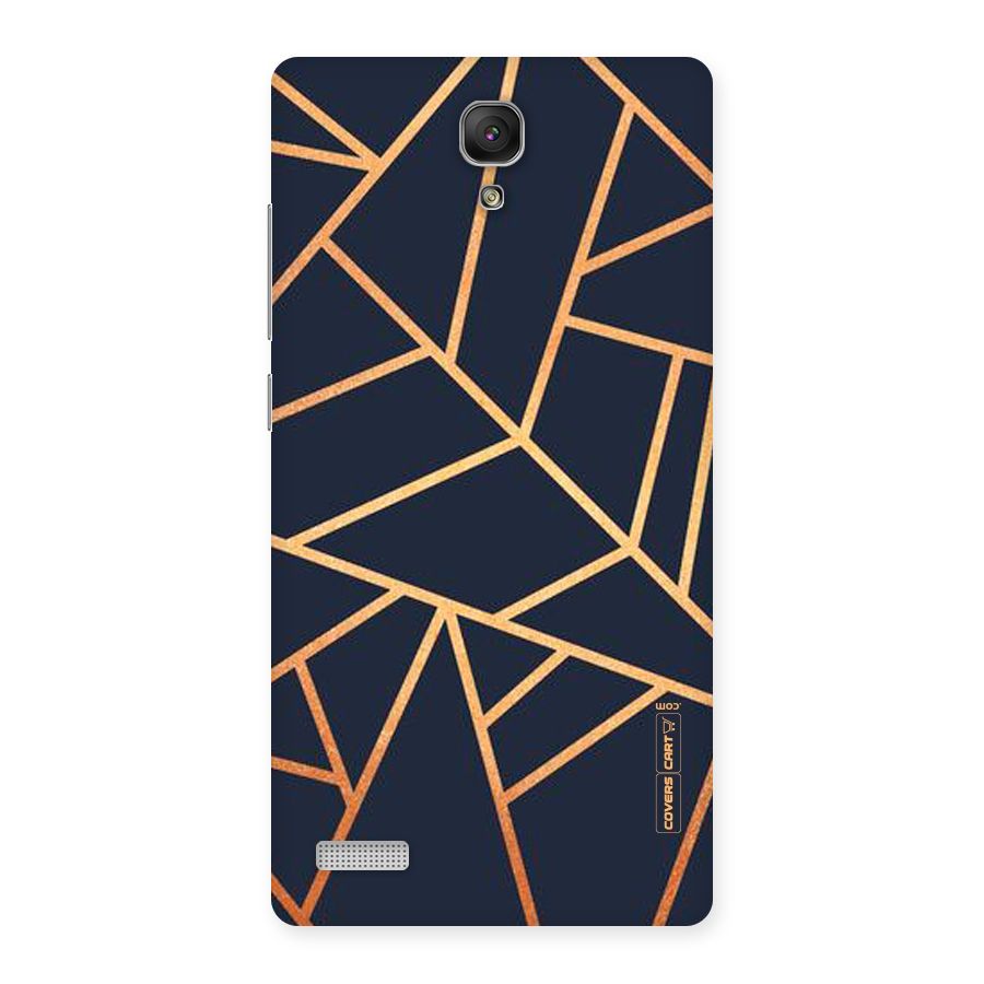 Golden Pattern Back Case for Redmi Note
