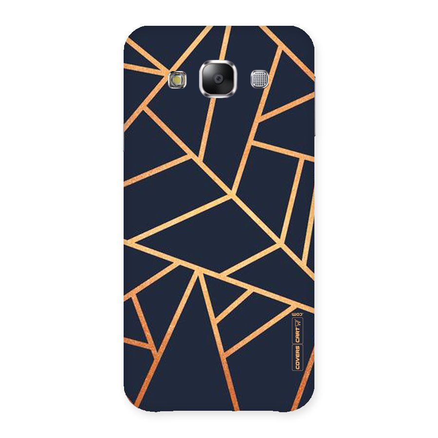 Golden Pattern Back Case for Samsung Galaxy E5