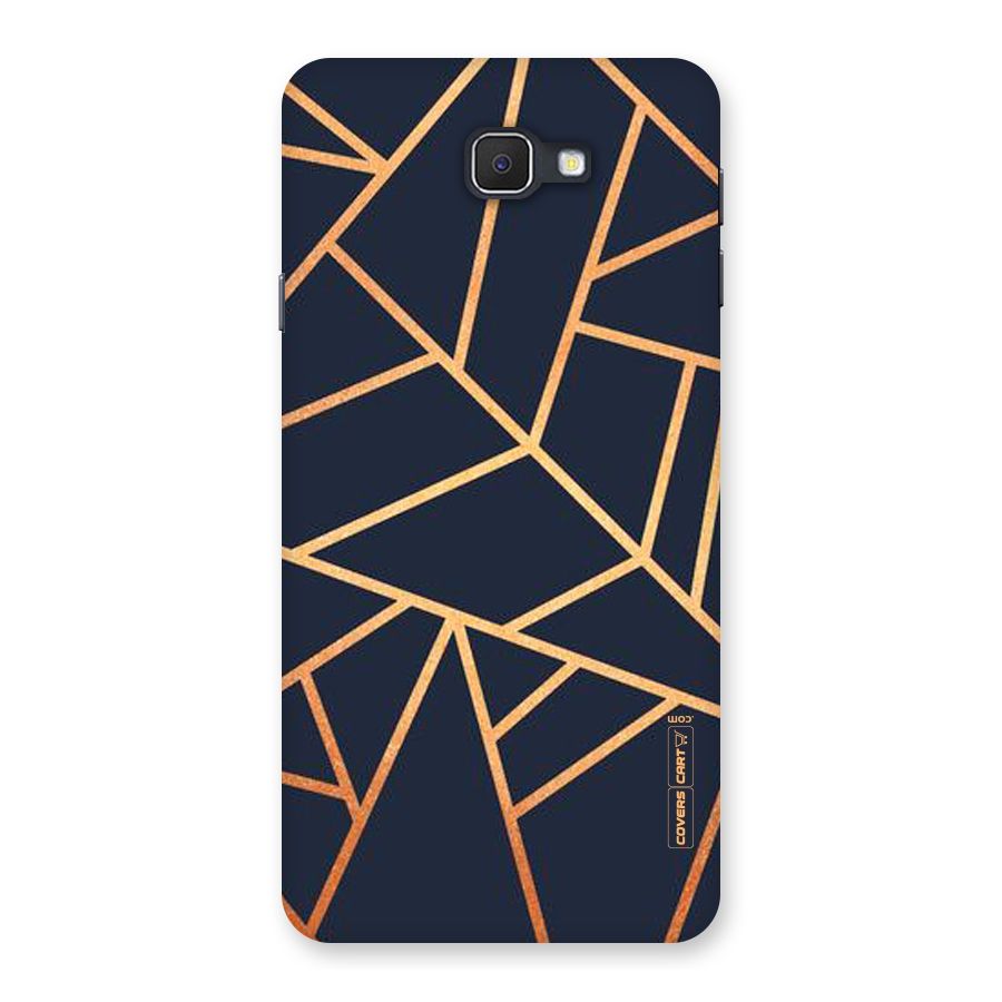 Golden Pattern Back Case for Samsung Galaxy J7 Prime