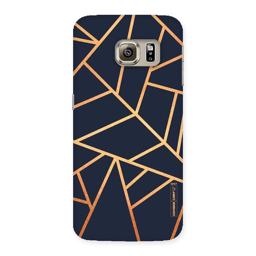 Golden Pattern Back Case for Samsung Galaxy S6 Edge