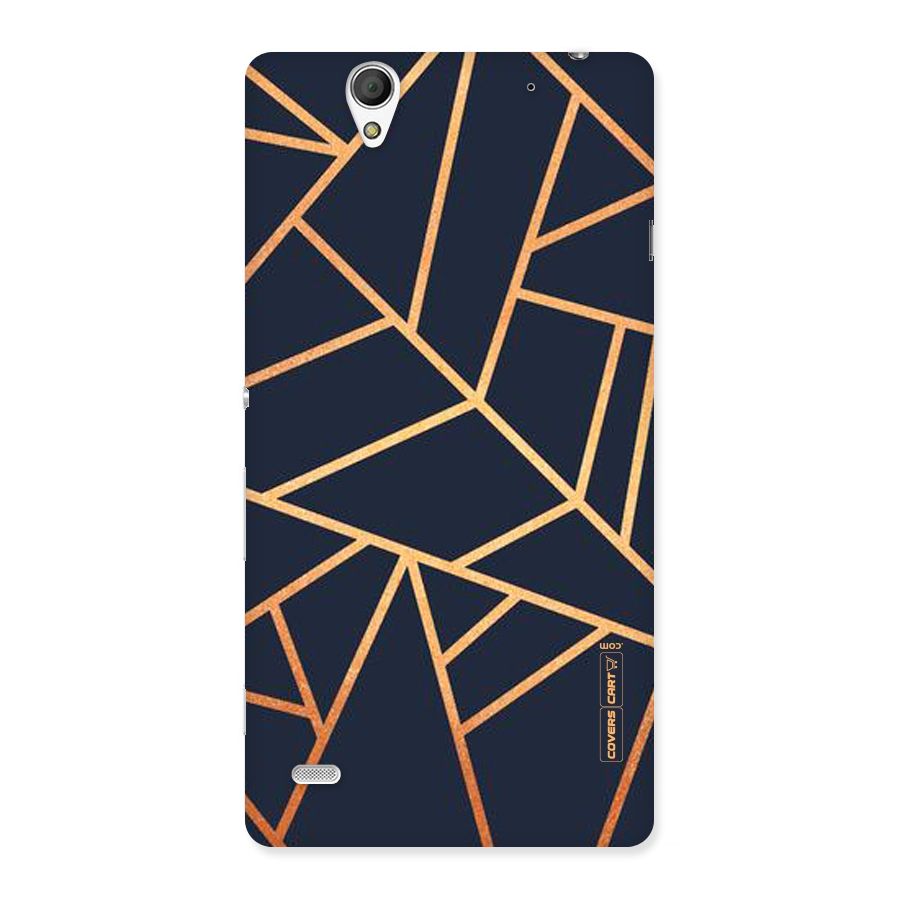 Golden Pattern Back Case for Sony Xperia C4