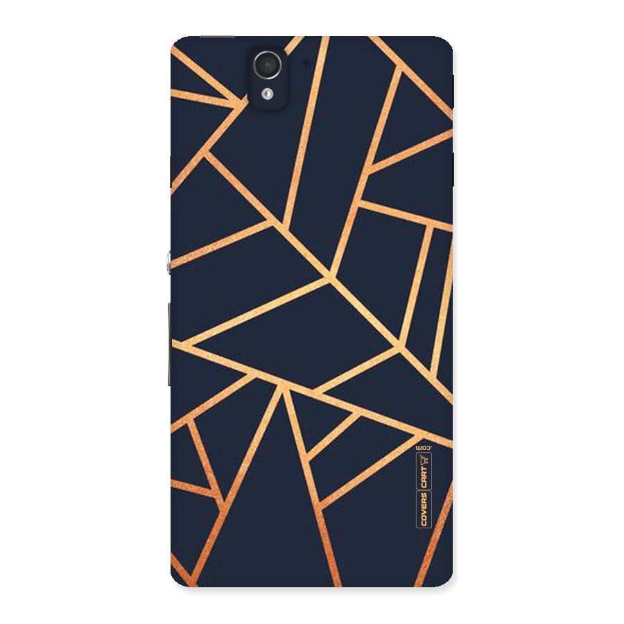 Golden Pattern Back Case for Sony Xperia Z