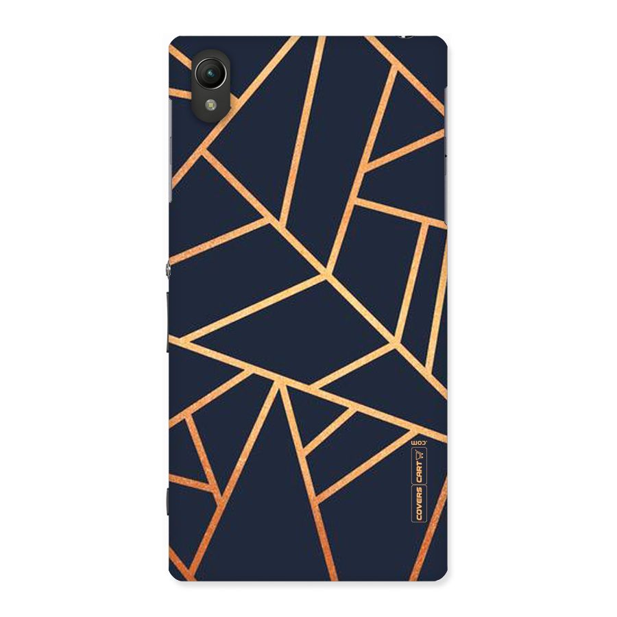 Golden Pattern Back Case for Sony Xperia Z1
